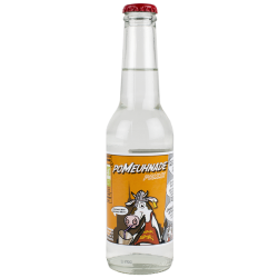 Bouteille de PoMeuhnade 25cl, soda artisanal normand à la pomme et calvados bio