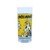 Fameuh verre jaune LiMeuhnade Citron avec son illustration pop, vendu en carton de 6.
